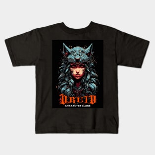 DRUID CHARACTER CLASS Kids T-Shirt